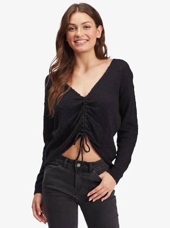 Women's Roxy Rolling Hills Sweaters Dark Grey | NZ_LW1381