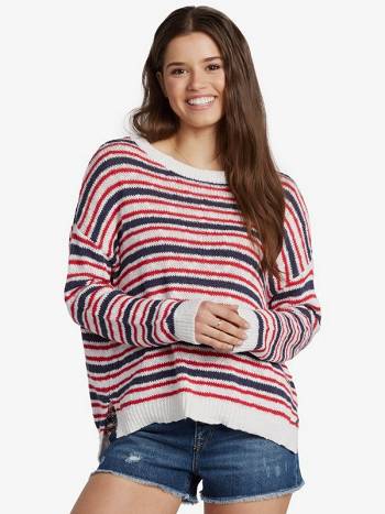 Women's Roxy Sandy Bay Beach Sweaters Indigo Orange | NZ_LW9609