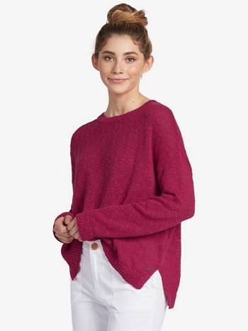 Women's Roxy Sandy Bay Beach Sweaters pink | NZ_LW9034