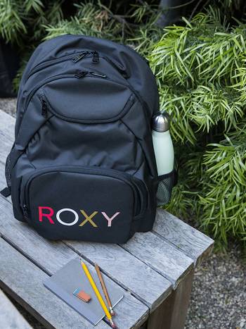 Women's Roxy Shadow Swell Backpacks Dark Grey | NZ_LW3043