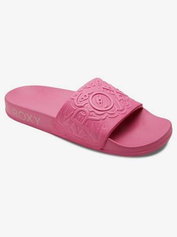 Women's Roxy Slippy Mandala Slide Sandals pink | NZ_LW9220