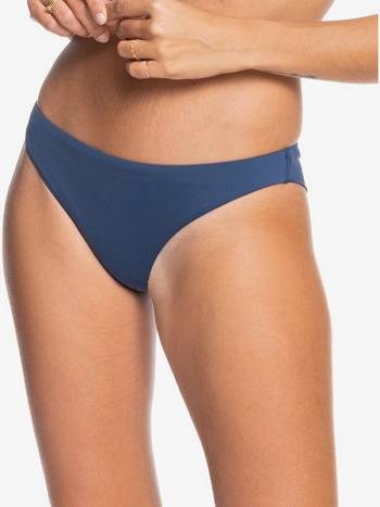 Women's Roxy Solid Beach Classics Cheeky Bikini Bottoms Indigo | NZ_LW8593