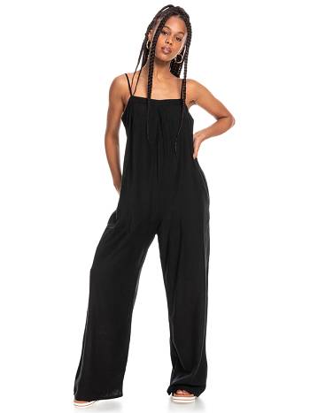 Women's Roxy Space Song Jumpsuit Dress Dark Grey | NZ_LW9173