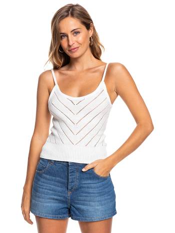 Women's Roxy Sunrise Club Sweaters White | NZ_LW9949