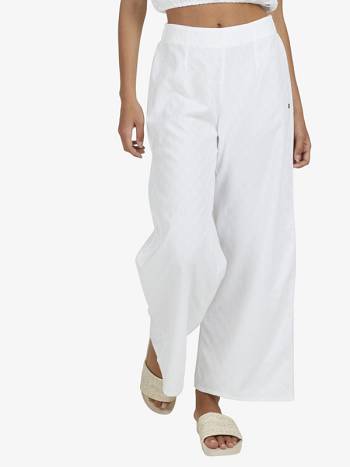 Women's Roxy Sunset Kiss Palazzo Pants White | NZ_LW3543