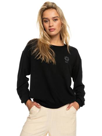 Women's Roxy Surfing By Moonlight Fleece Dark Grey | NZ_LW2509