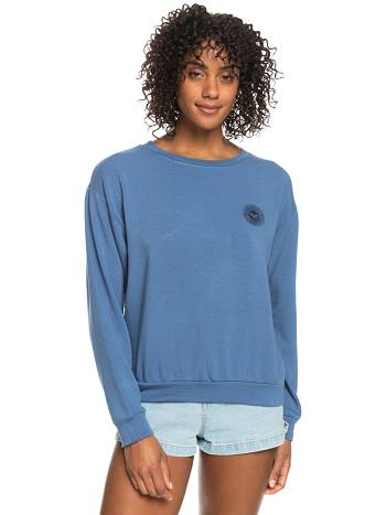 Women's Roxy Surfing By Moonlight Fleece Blue | NZ_LW5348