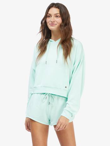 Women's Roxy Surfing Daylight Hoodies green | NZ_LW8561