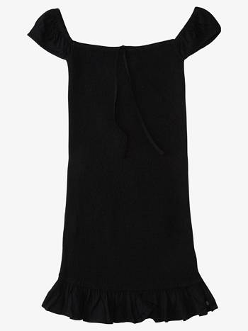 Women's Roxy Sway With It Off The Shoulder Dress Dark Grey | NZ_LW1907