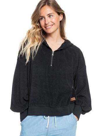 Women's Roxy Time Will Tell Hoodies Dark Grey | NZ_LW2714