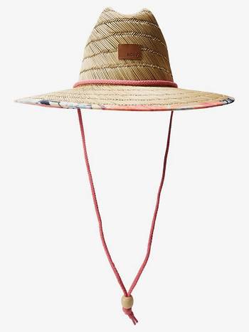 Women's Roxy Tomboy Straw Hats Indigo | NZ_LW9418