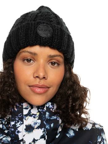 Women's Roxy Tram Beanies Black | NZ_LW2918