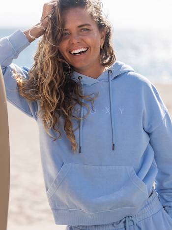 Women's Roxy Until Daylight Hoodies Blue | NZ_LW4839