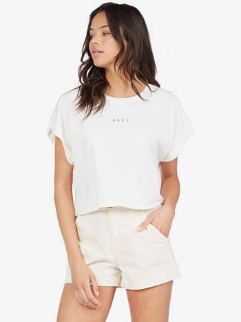 Women's Roxy Vintage Photo T-Shirt White | NZ_LW2434