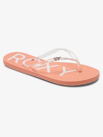 Women's Roxy Viva Jelly Flip Flops Coral | NZ_LW3448