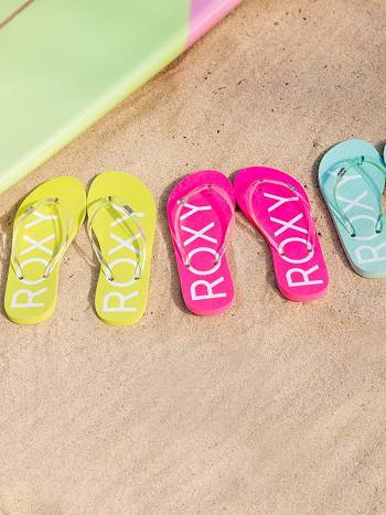 Women's Roxy Viva Jelly Flip Flops pink | NZ_LW2285