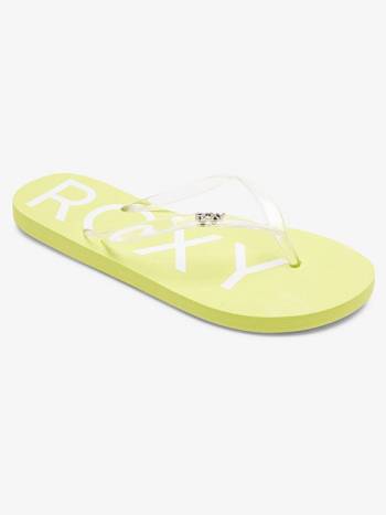 Women's Roxy Viva Jelly Flip Flops yellow | NZ_LW3896