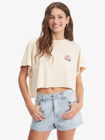 Women's Roxy When In Hawaii Boat T-Shirt White | NZ_LW1870