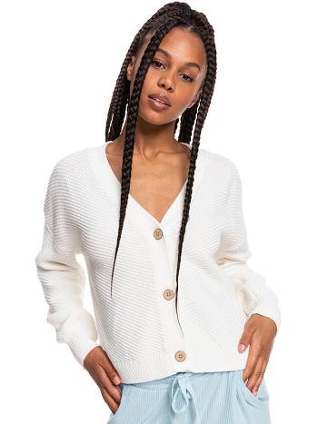 Women's Roxy Wonder Time Sweaters White | NZ_LW5390